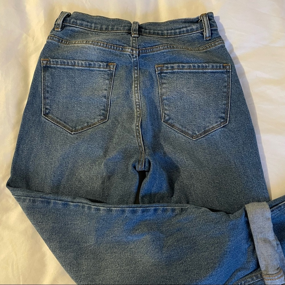 Fashion Nova Straight Leg High Waisted Jeans